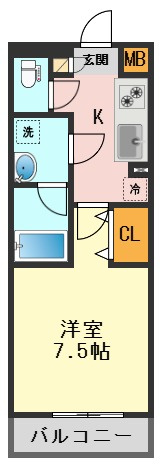 クレヴィスタ高砂の間取り