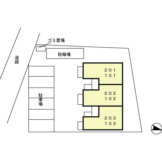エスポワールの区画図