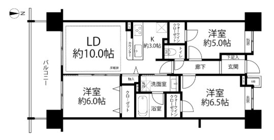 【間取り】 | コスモ押上ガーデンシティ