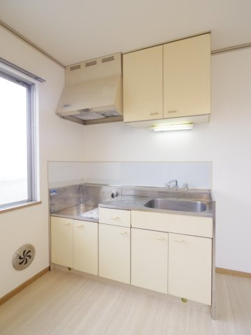 セントラルピラーのキッチン|※他号室写真です