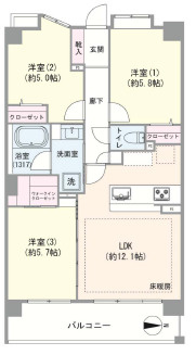 クレストフォルム王子サウスステージの間取り