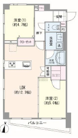 マートルコート杉並方南町の間取り