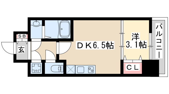 【間取り】 | アドバンス江坂ラシュレ