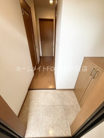 リビエールハナテンの玄関