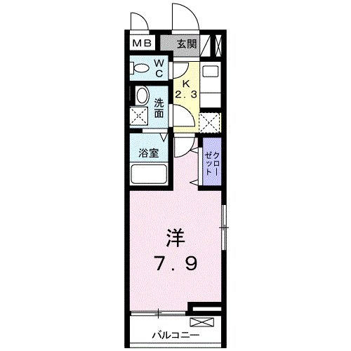 サンシャイン　東所沢の間取り