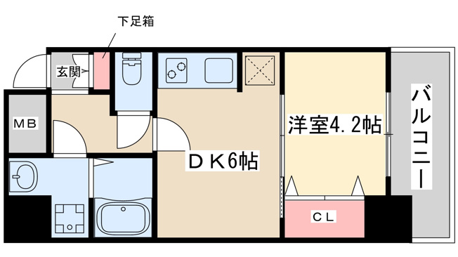 【間取り】 | エスレジデンス江坂