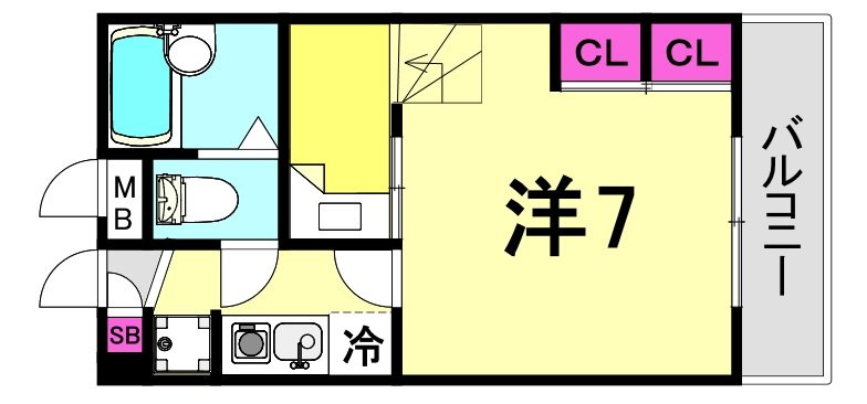 レオパレスクレセントの間取り