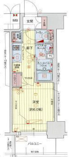 プレサンス江戸堀の間取り