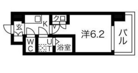 エスリードレジデンス大阪難波の間取り