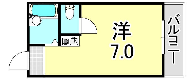 レジデンス堀江の間取り