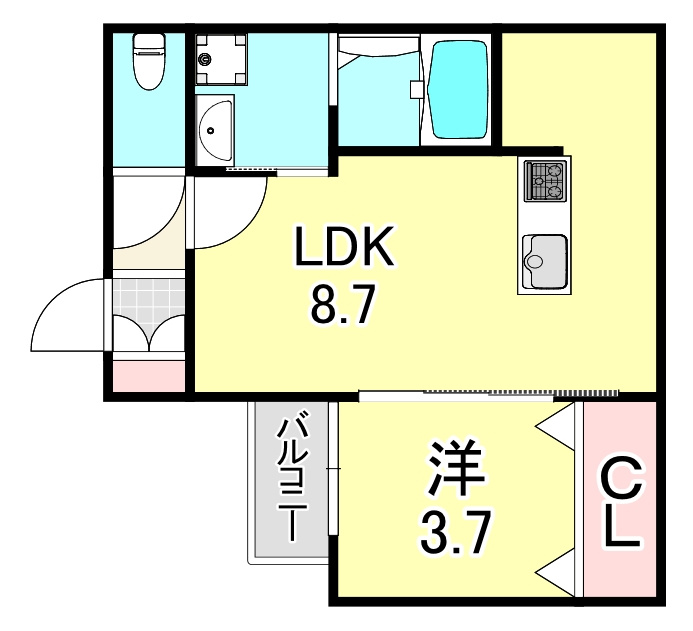 C-GRID脇浜の間取り