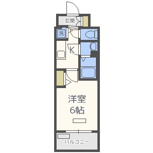 プレサンス北堀江の間取り