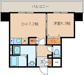 F・Corazon薬院の間取り