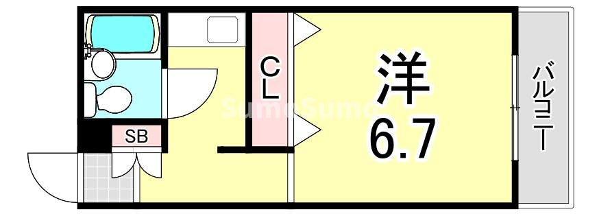 サンライズコートの間取り
