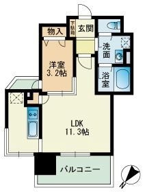 ビエネスタ千代県庁口の間取り