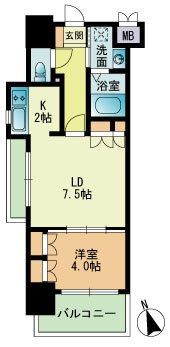 RJRプレシア南福岡の間取り