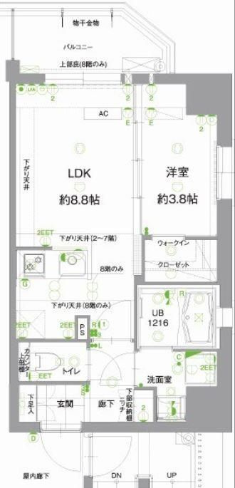 Trail大濠の間取り
