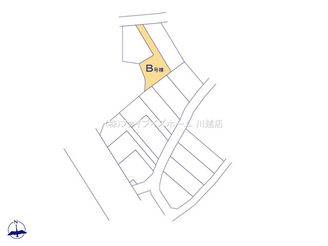 【B号棟　区画図】