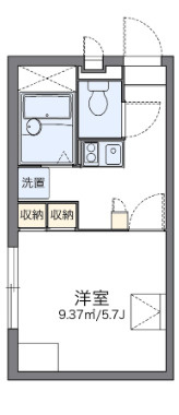 レオパレスCOZYの間取り