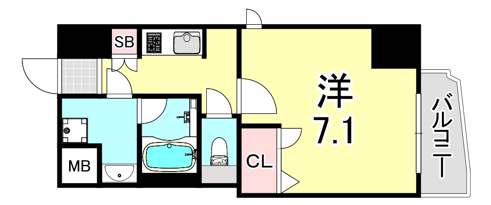 W-STYLE大阪天満宮の間取り