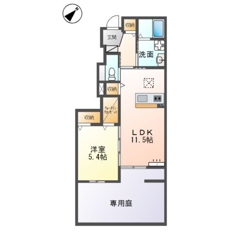 【間取り】 | コーポ山内　伍番館