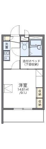レオパレスＧＡＺＥＢＯ１２の間取り