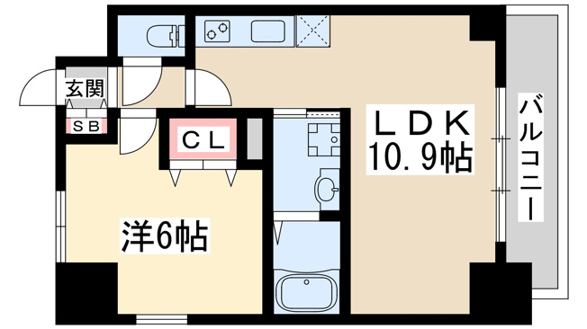 【間取り】 | エスレジデンス江坂