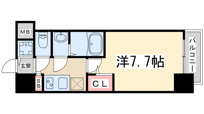 【間取り】 | エスレジデンス新大阪駅前