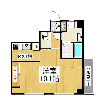 川崎市多摩区菅北浦２丁目の賃貸マンションの間取り
