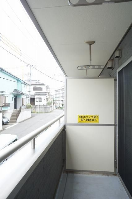 サンシャイン　東所沢のバルコニー