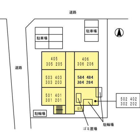 グランパルク小金井の区画図