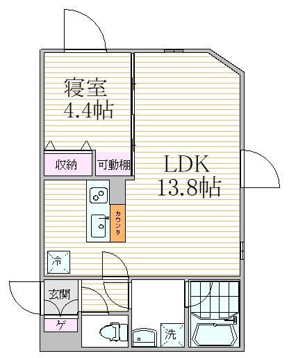 【間取り】 | グランピア東中野駅前