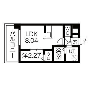【間取り】 | パグーロ西新南