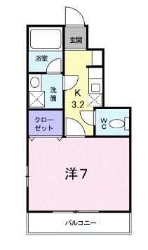 ルピナスⅠの間取り