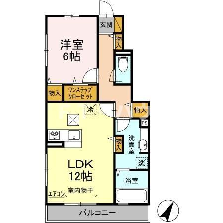 ヴァンフェリオ　Bの間取り
