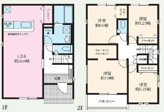 【間取り】 | 名古屋市中川区中島新町２丁目1401【仲介手数料無料】新築一戸建て　7号棟