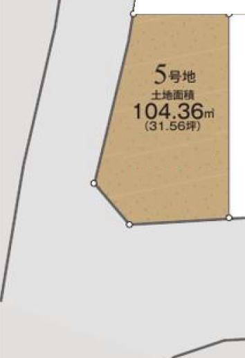 綾瀬市寺尾本町　条件無し売地最終1区画の土地図