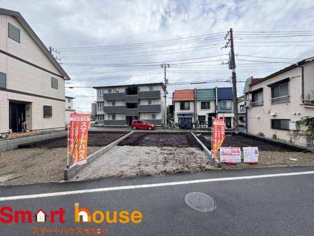 綾瀬市寺尾北３期の前面道路含む現地写真