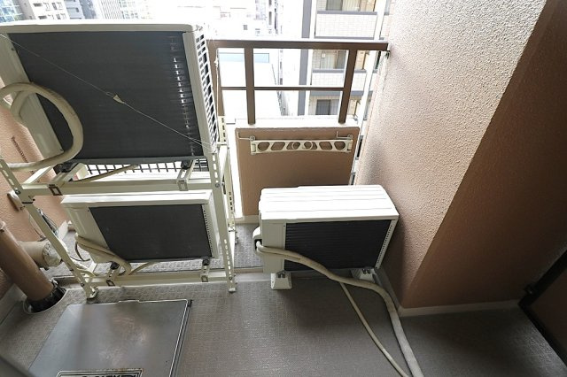 ペルル南森町のバルコニー