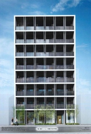 （仮称）東区葵三丁目マンション【　1階路面店　】の外観