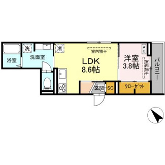 【間取り】 | D-ROOM若宮