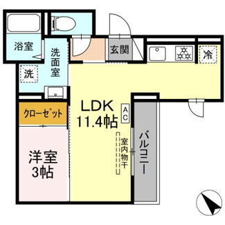 【間取り】 | D-ROOM若宮