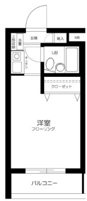 スカイコート新宿落合第５の間取り