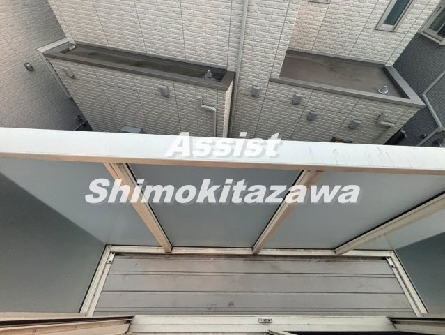 メゾン ド シャ ブランのバルコニー