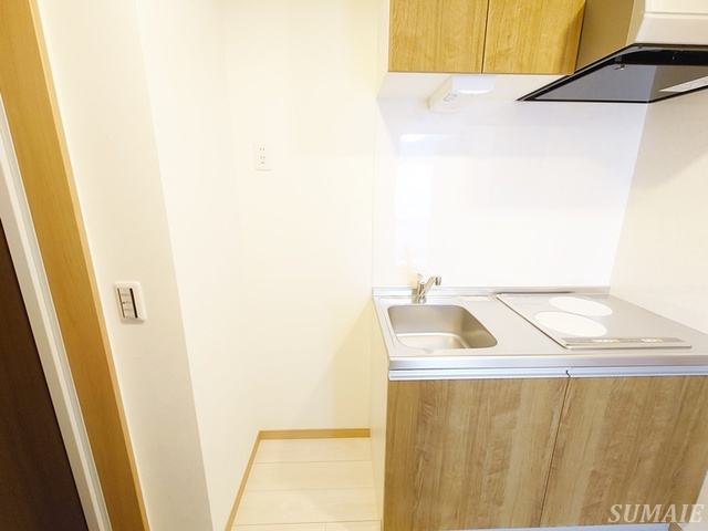 北区神谷１丁目の賃貸マンションのキッチン|冷蔵庫置場です☆
