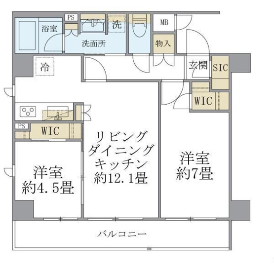 【間取り】 | ＣＯＣＯ－ＣＨＩＬＬ　ＫＡＭＥＡＲＩ | 間取り