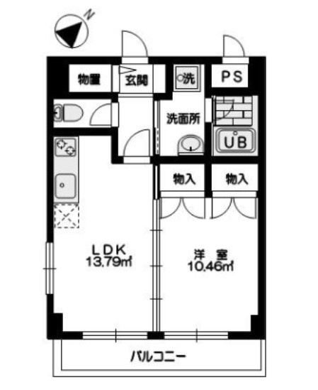 トラットリアK&Mの間取り