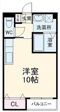 名古屋市天白区　Ｖａｃｈｅｒｏｎの間取り