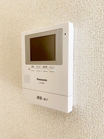 カルムデーアのセキュリティ|モニタ付インターホンで安心♪