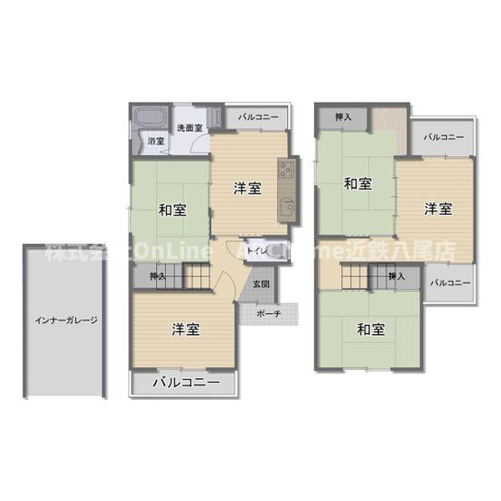 【間取り】 | 恩智北町2丁目戸建